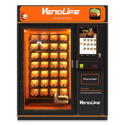Combo Hot Food Vending Machines , 110V Ready Meal Vending Machine MDB System