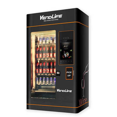 DEX Wine Bottle Vending Machine , 550kg Champagne Vending Machine