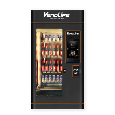 4G Supported Wine Vending Machines 140pcs With 23.6in Touch Screnn