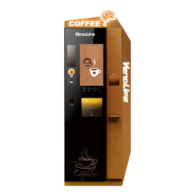 2.7KW Coin Operated Coffee Vending Machine With 6X4L Feed Box 1.83m Height