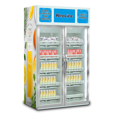 Minimalist Smart Vending Machine Gravity Induction 1100V 1000W