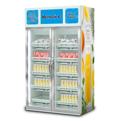 Minimalist Smart Vending Machine Gravity Induction 1100V 1000W