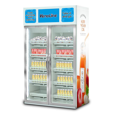 0.5t Smart Vending Machine FCC Approved No Signal Interference 2140mm Height