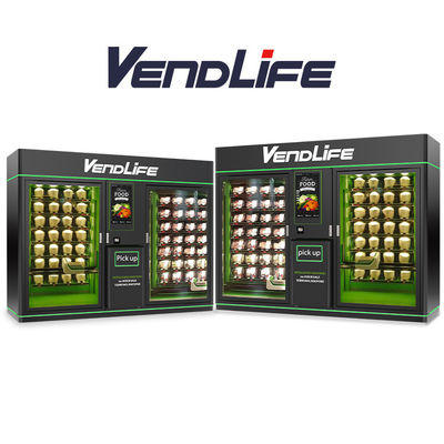 Schools Refrigerated Vending Machines For Sandwiches 0.9T Weight DEX System