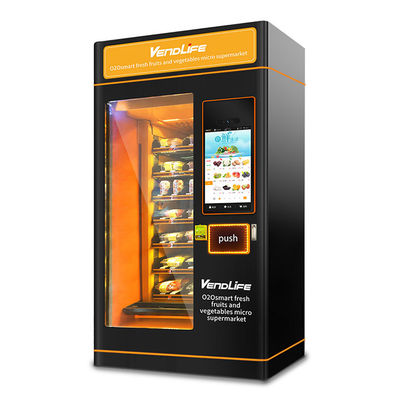 Salad  Vegetable And Fruits Single Cabinents Fully Automatic Vending Machines Supplier With 2021 New Style For S