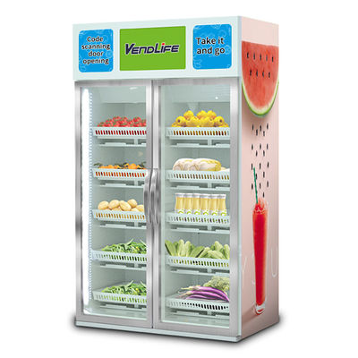 Intelligent Health Food Vending Machine 4G Supported 500kg Antipinch