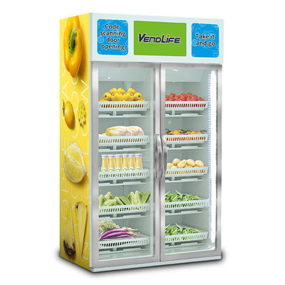 refurbished  combo vending machine with card reader Multidoors 1000W