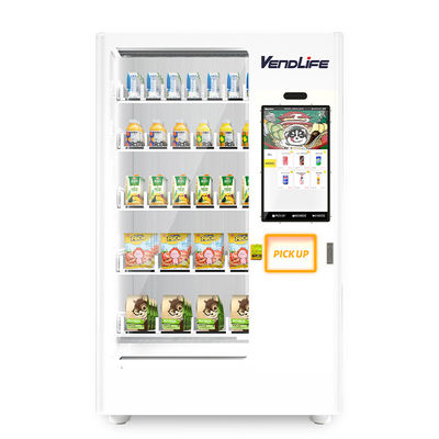 4G Conveyor Belt Vending Machine , Nfc MDB Salad Dispensing Machine