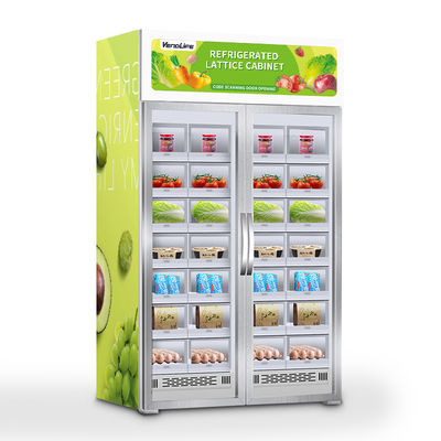 WeChat Payment Locker Vending Machines 300kg Gross Weight 2180mm Height