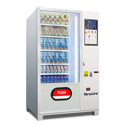 19inch touch screen advertising  vending machine spring type drink snack  support custom Match sale Squid Game t