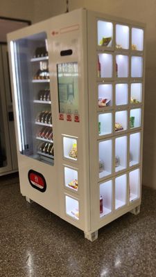 Self Touch Screen Drink Snack Vending Machine USA banknote vending machines black  vending machine